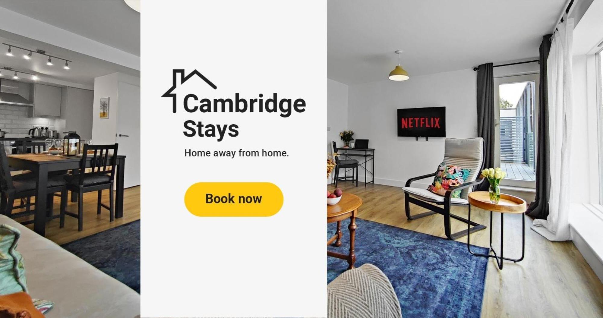 Cambridge Stays Riverside 2Br Flat-Walk To Centre-Parking-Balcony Zewnętrze zdjęcie